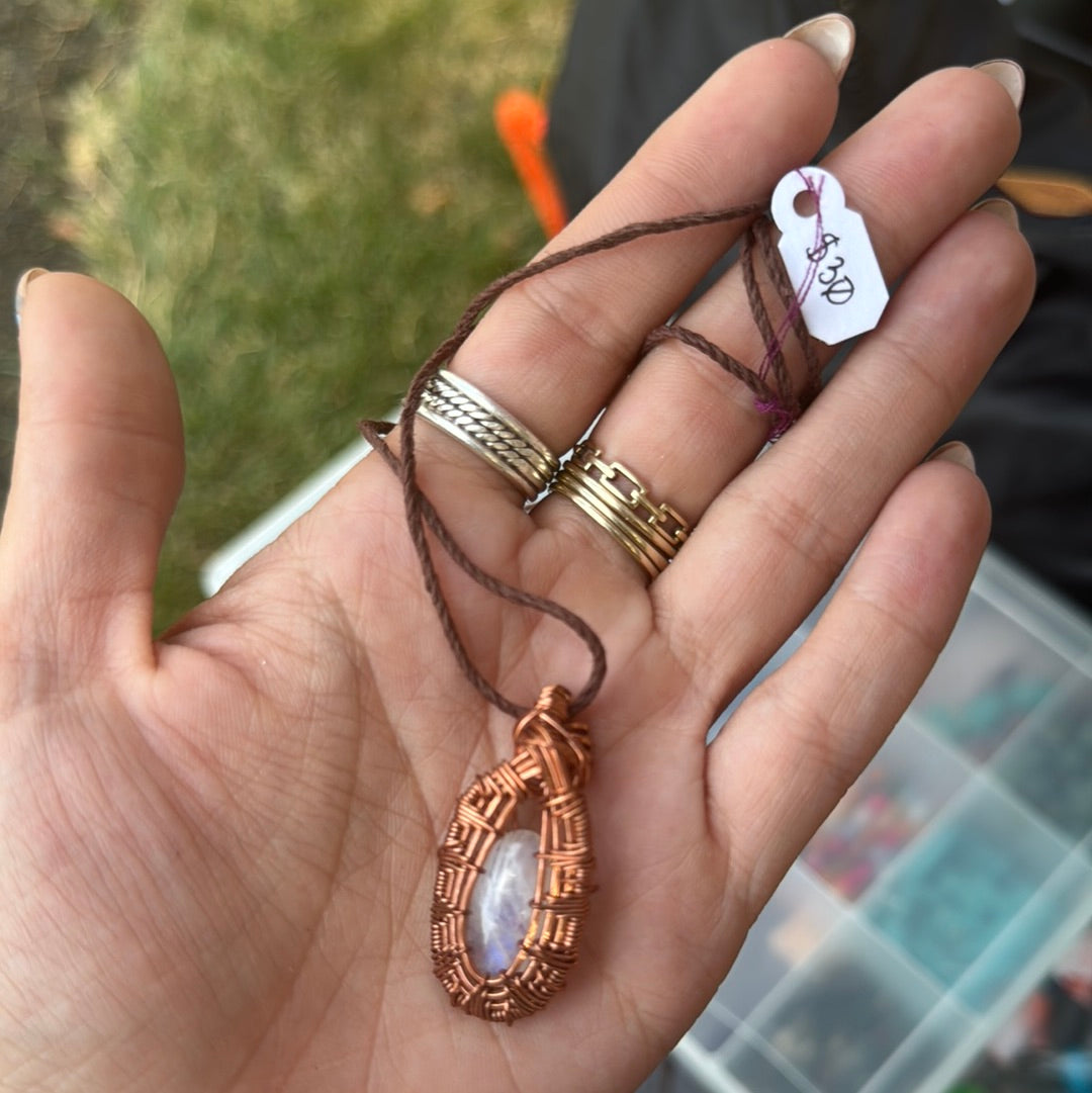 Moonstone necklace