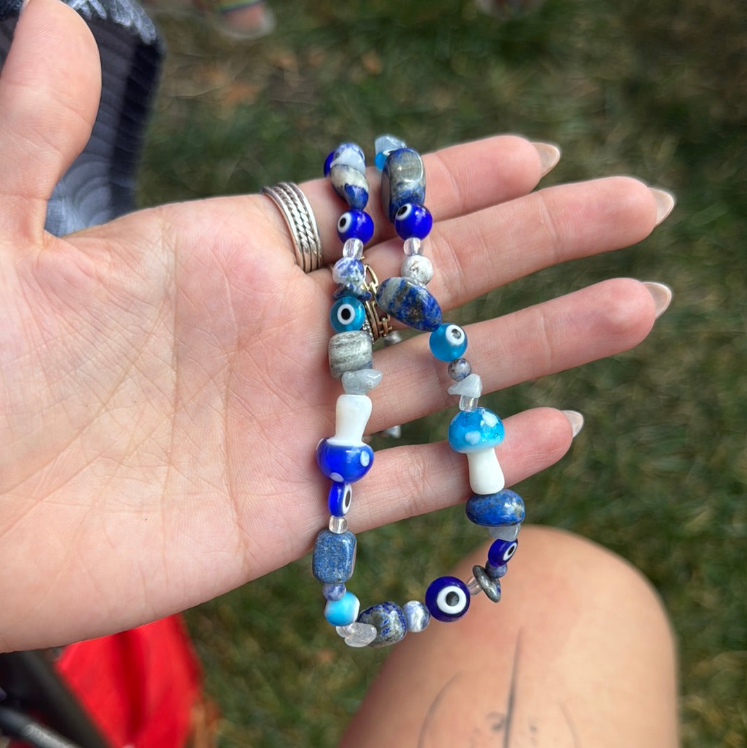 Mushroom necklace