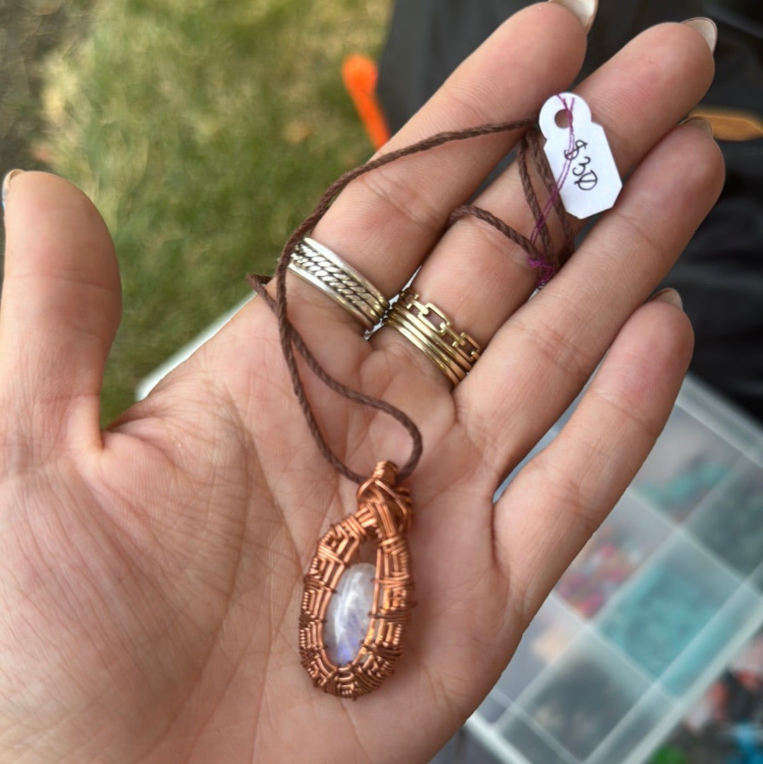 Moonstone necklace